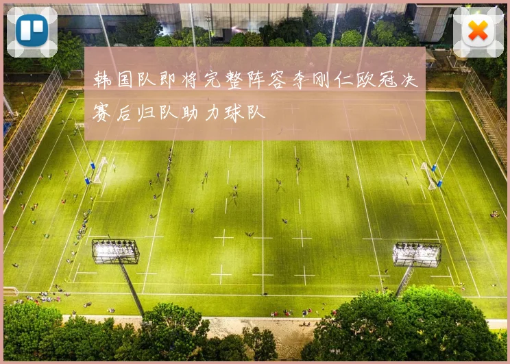 韩国队即将完整阵容李刚仁欧冠决赛后归队助力球队